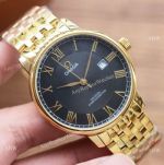 Swiss Quality Copy OMEGA Seamaster Yellow Gold Watches Citizen 41mm